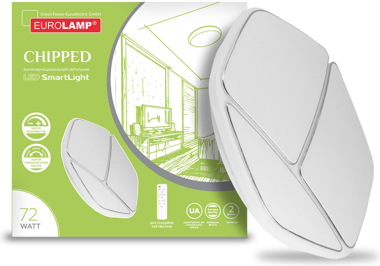 Світильник Eurolamp SmartLight Chipped N40 72W 3000K-6000K