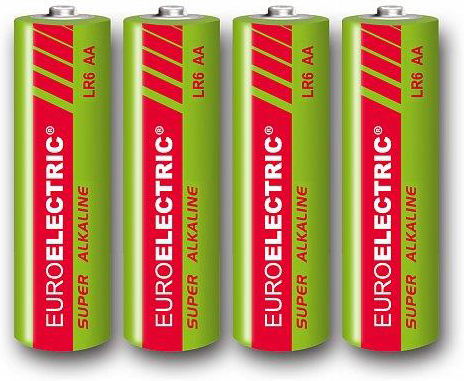 Батарейка Euroelectric щелочная AA LR6 1,5V blister 4шт цена 0 грн - фотография 2