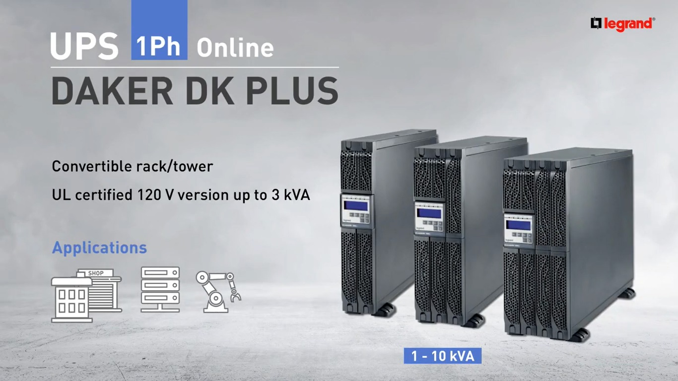 в продажу Джерело безперебійного живлення Legrand DAKER DK Plus 6000ВА/6000Вт, 8xC13, 2xC19, RS232, USB, EPO, R/T - фото 3