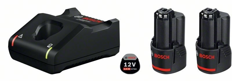 Набір акумулятор + зарядний пристрій Bosch GBA 12V 2.0 Ah + ЗП GAL 12V-40 (1.600.A01.9R8) в інтернет-магазині, головне фото