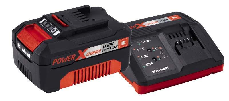 Ціна набір акумулятор + зарядний пристрій Einhell 18V 4.0 Ah PXC Starter Kit (4512042) в Києві