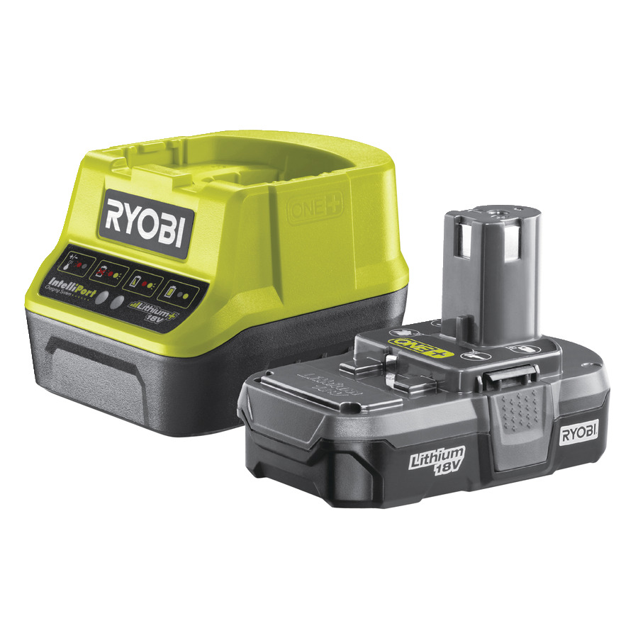Набір акумулятор + зарядний пристрій Ryobi ONE+ RC18120-113, 1.3 Ah, 18V (5133003354)