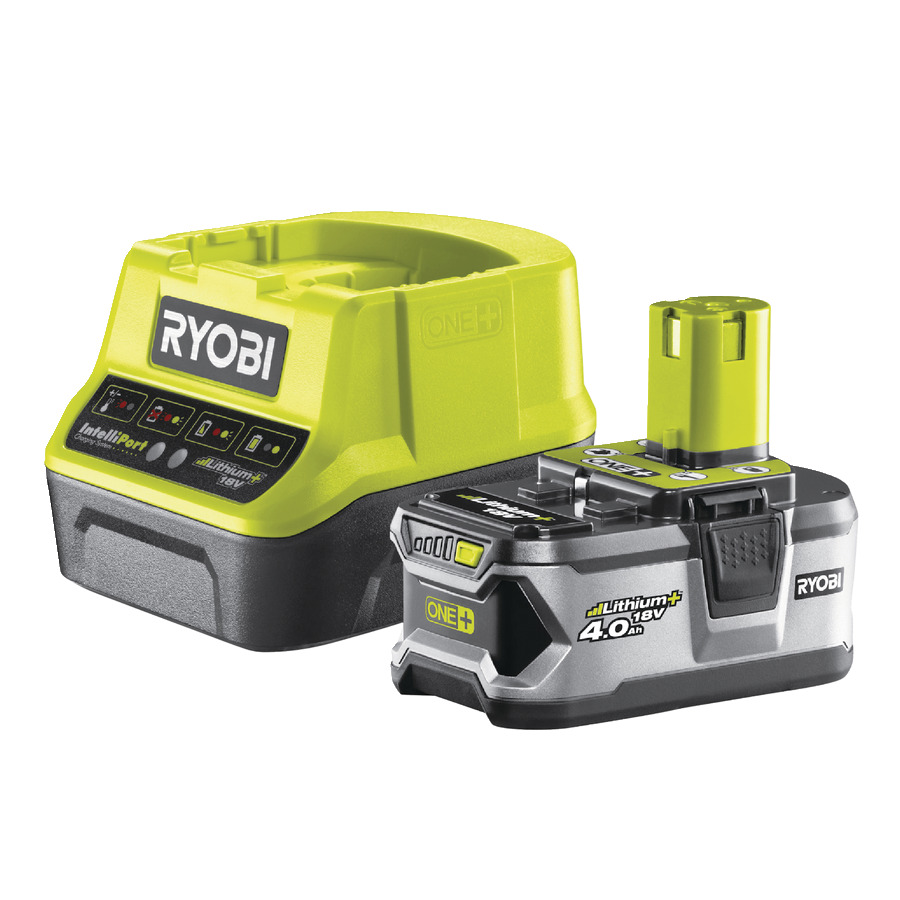 Набор аккумулятор + зарядное устройство Ryobi ONE+ RC18120-140, 4 Ah, 18V (5133003360) в интернет-магазине, главное фото