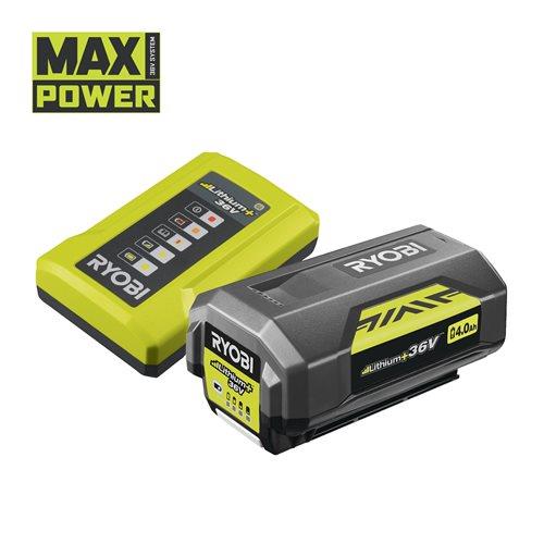Набір акумулятор + зарядний пристрій Ryobi RY36BC17A-140 5133004704, MAX POWER 36V, 4.0Ah Lithium+ (5133004704)