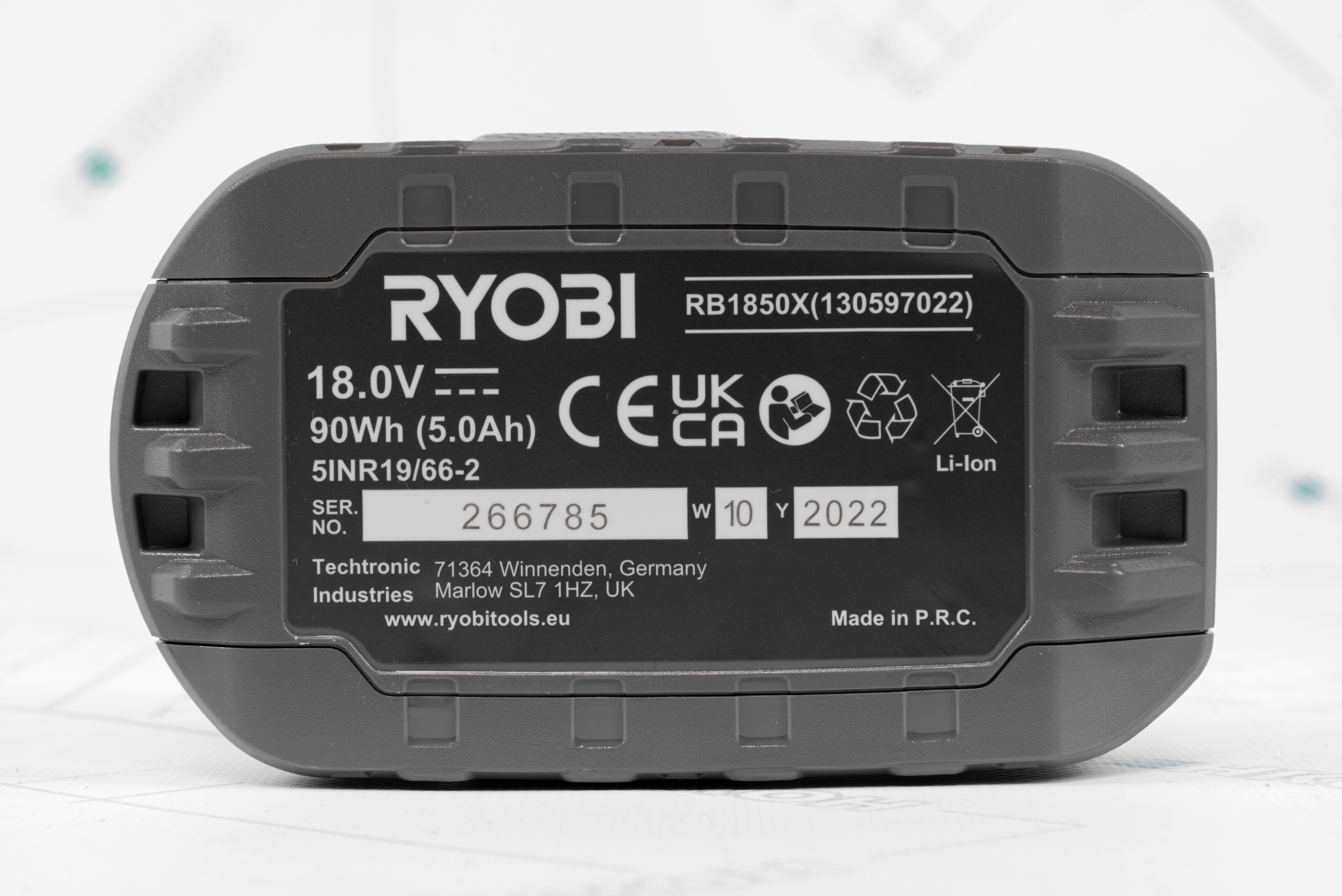 товарная единица Ryobi ONE+ 180 Вт*час (RY18BI150A-0 + RC18120-250) - фото 15