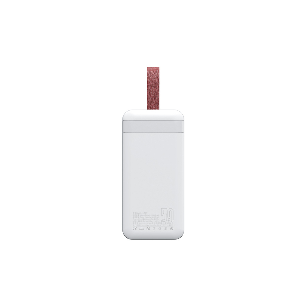 Повербанк Proda PD-P97 50000 mAh, Type-C/micro-USB 2A input, 2*USB 2A output, w Torch (PRD-PD-97-WT) ціна 3166 грн - фотографія 2