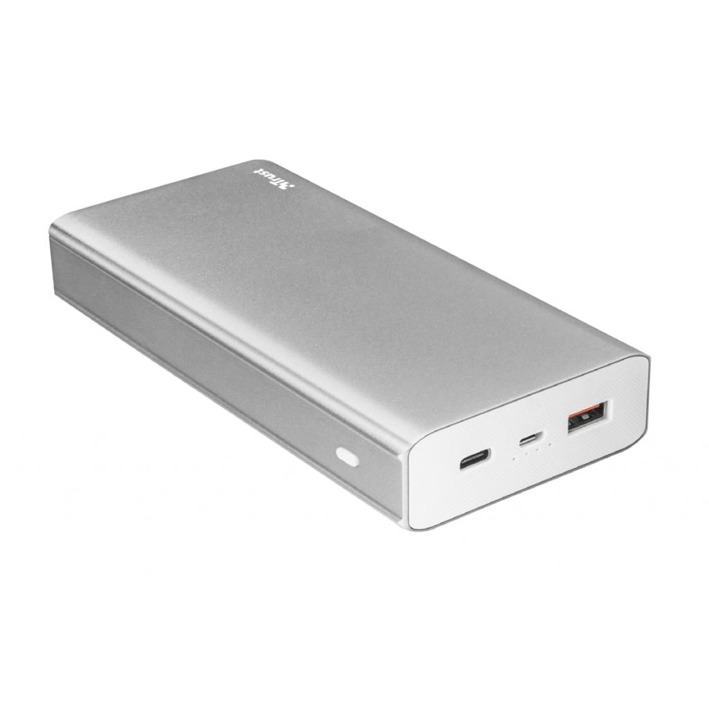 Повербанк Trust Omni Plus Metal 20000 mAh USB-C QC3.0 Silver (22790_) ціна 0 грн - фотографія 2