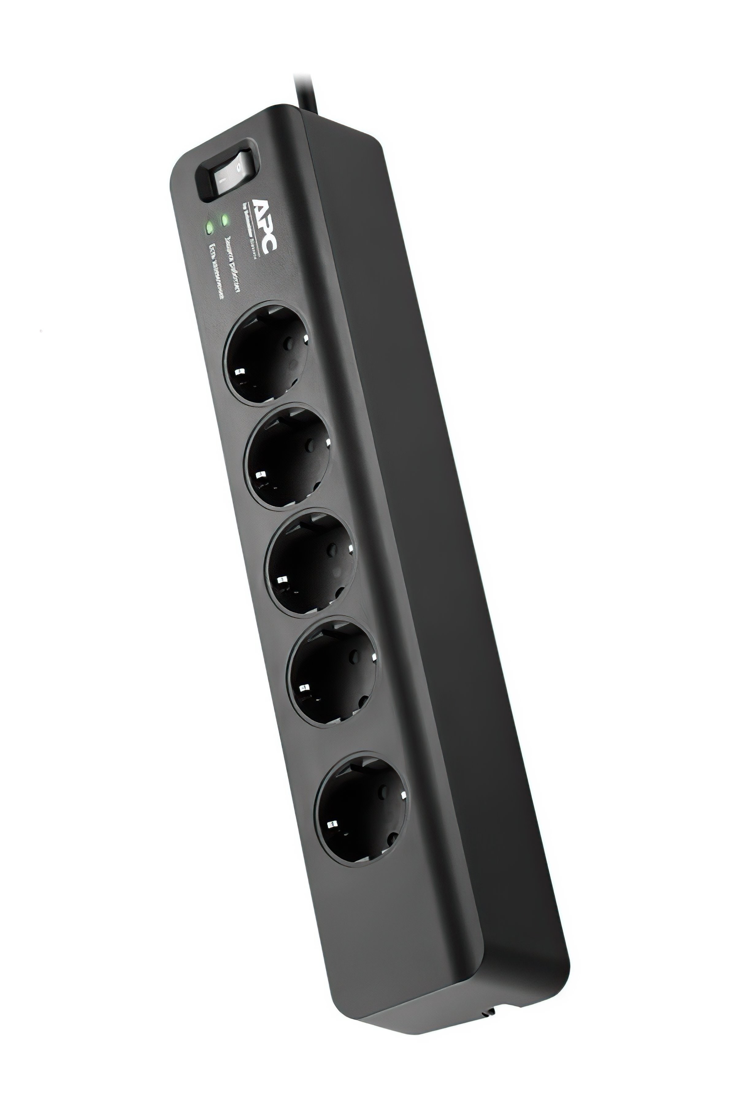 Мережеві фільтри APC Essential SurgeArrest 5 outlets new, Black (PM5B-RS) в Чернівцях