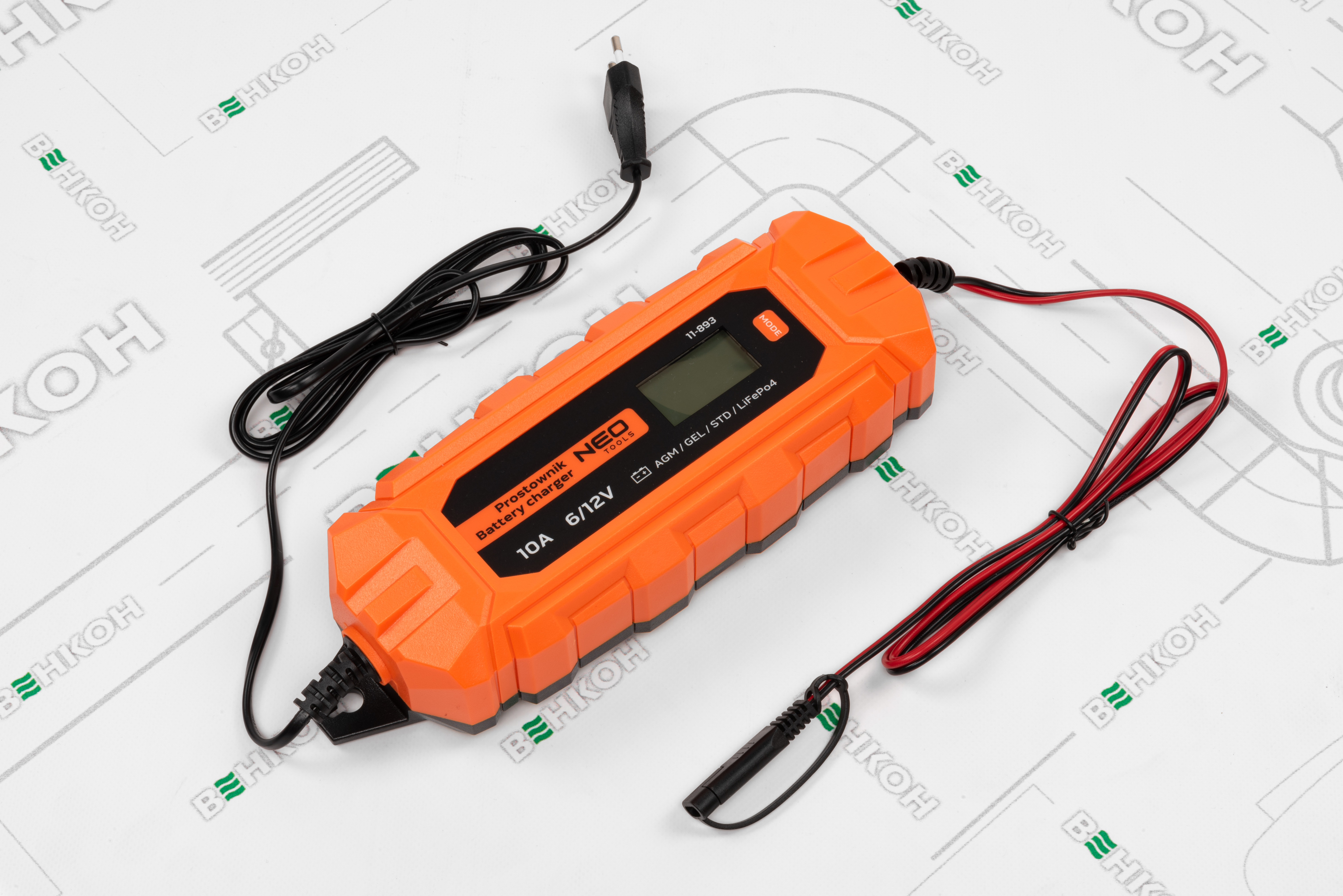 Інтелектуальний зарядний пристрій Neo Tools 11-893 ціна 3566 грн - фотографія 2