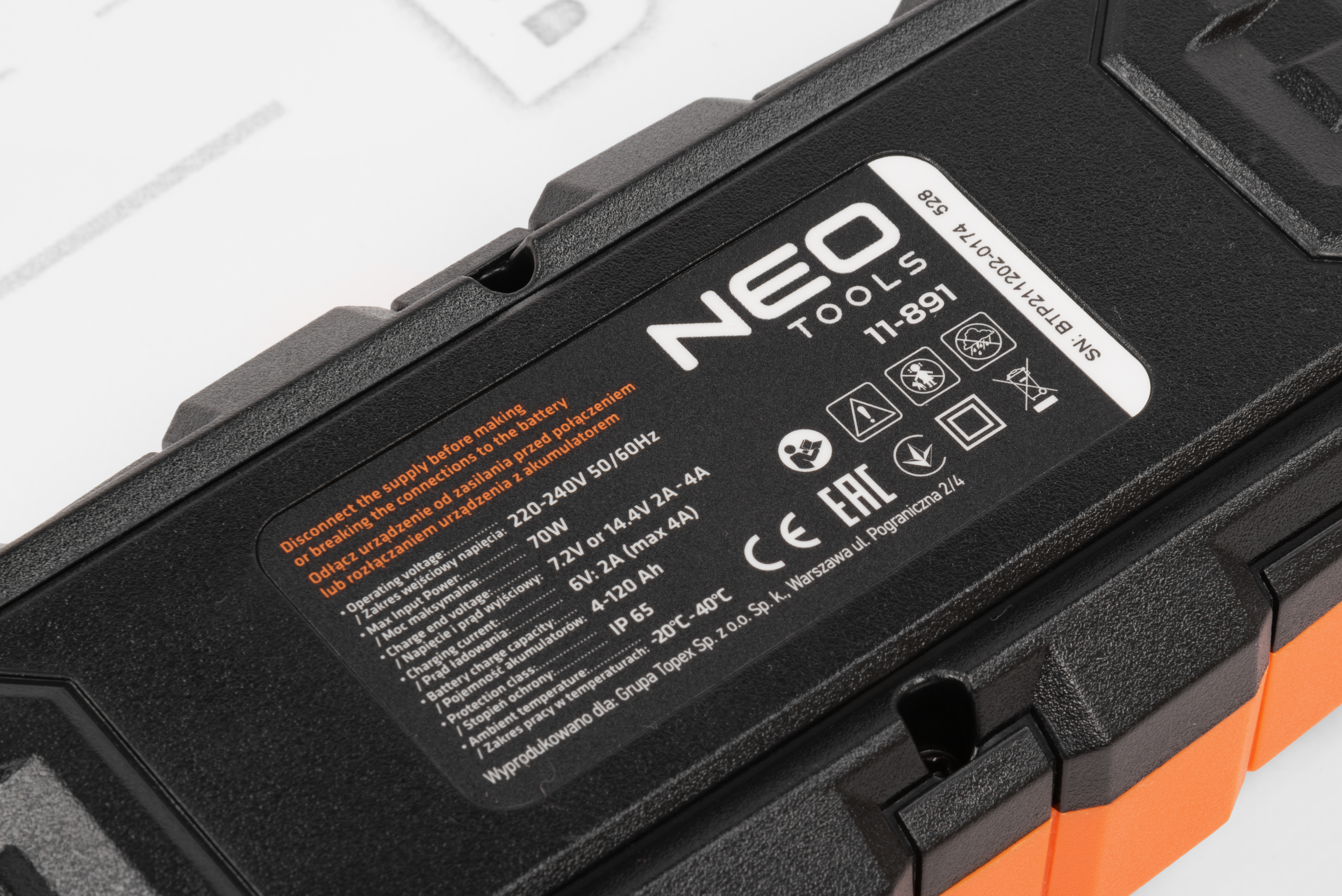 Интеллектуальное зарядное устройство Neo Tools 11-891 инструкция - изображение 6