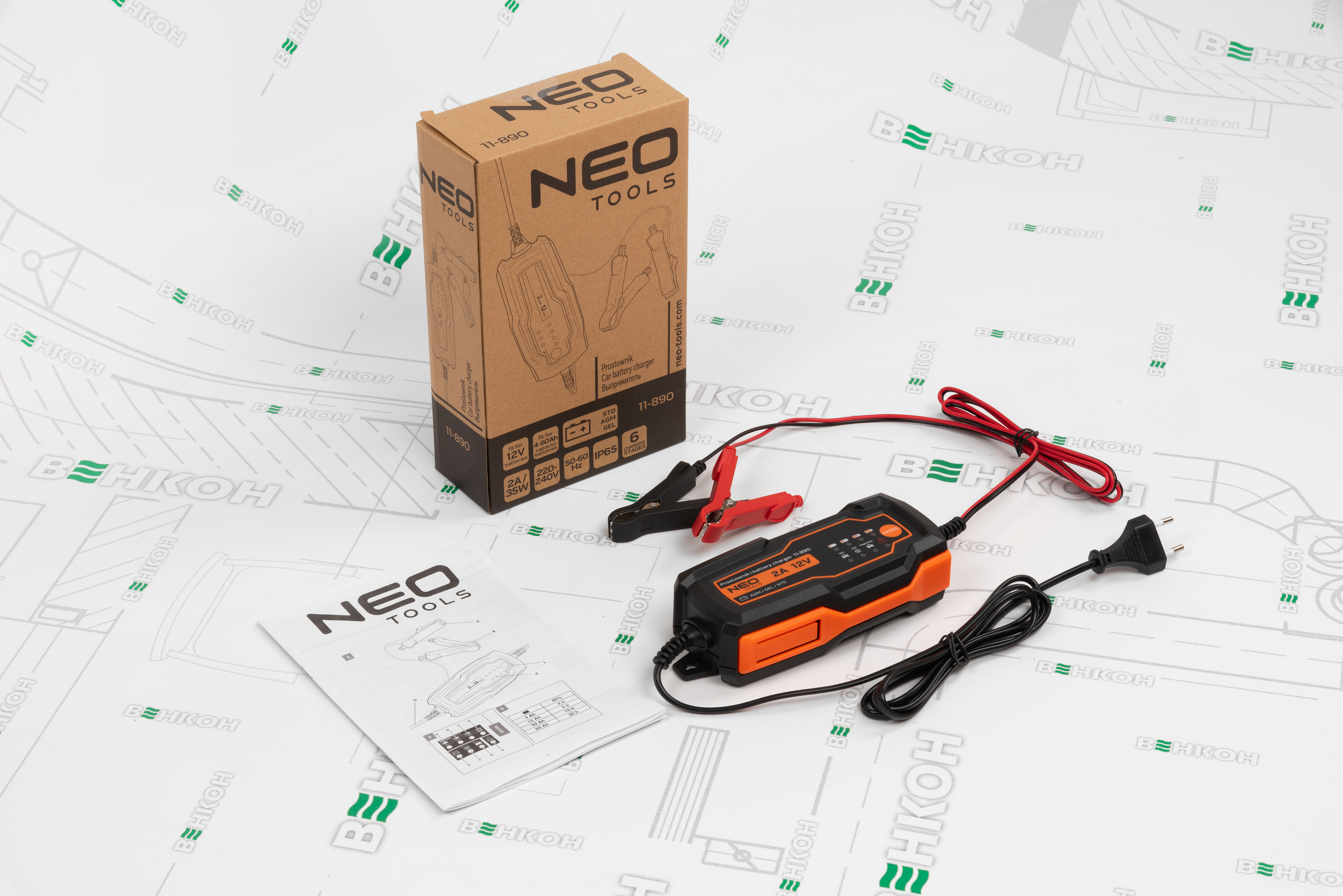Автомобильно зарядное устройство Neo Tools 11-890 обзор - фото 8