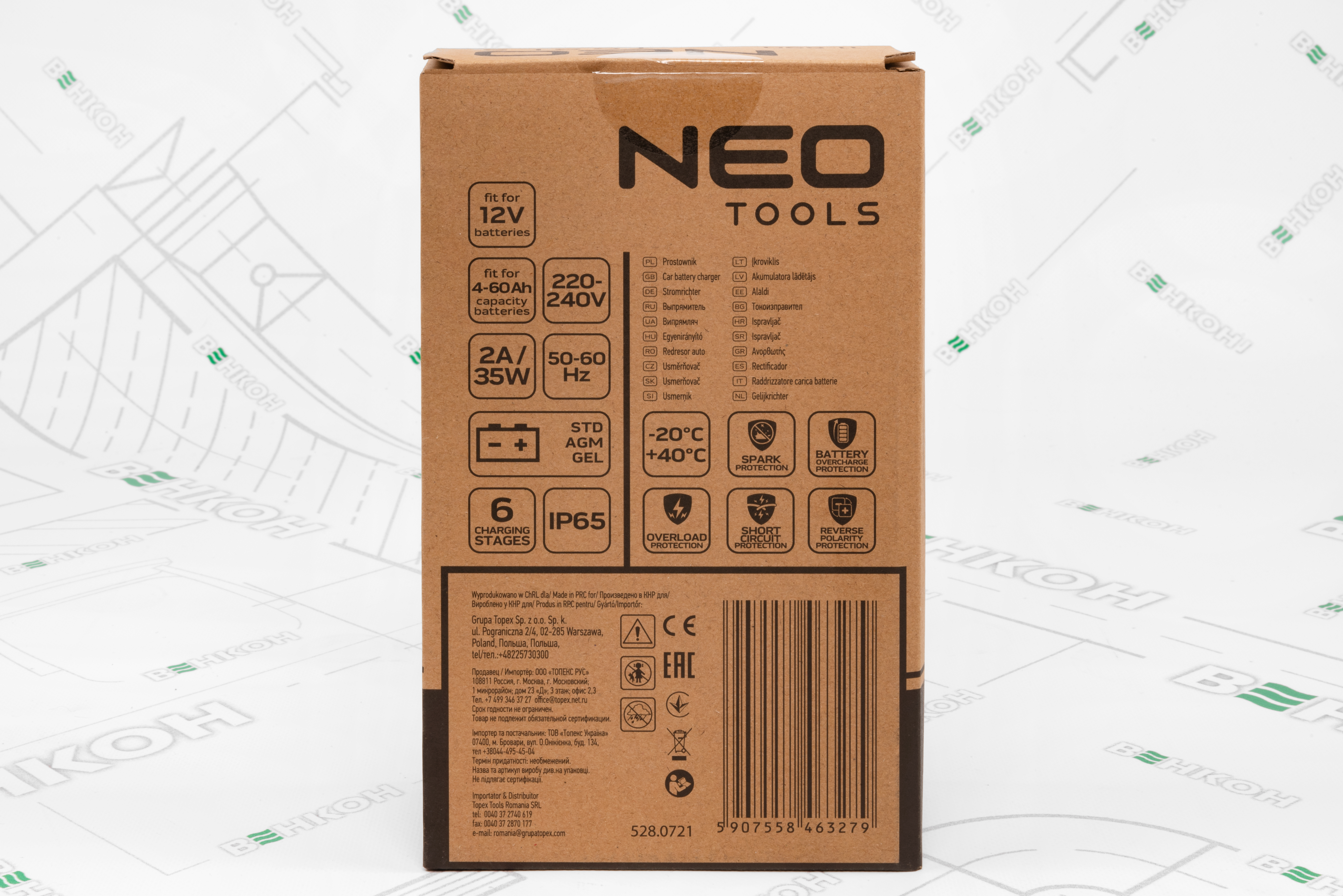 Автомобильно зарядное устройство Neo Tools 11-890 внешний вид - фото 9