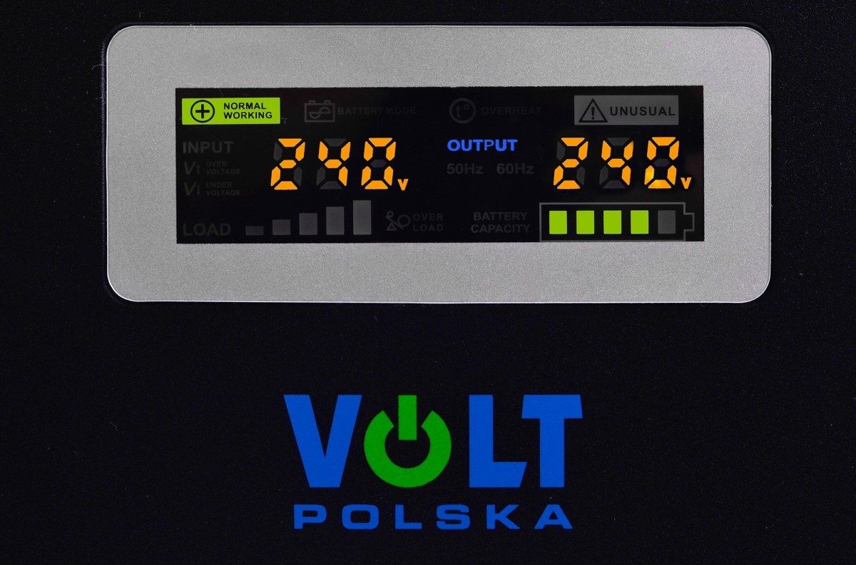 Джерело безперебійного живлення Volt Polska Sinus Pro 2000 W 24/230V (1400/2000W) ціна 37000.00 грн - фотографія 2