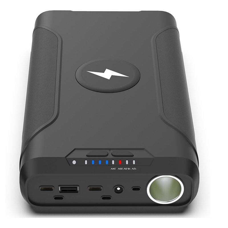 PowerPlant 68400mAh PD/60W DC 12-24V 9 connectors QC/3.0 USB-C*2 USB-A Wireless (PB930456)