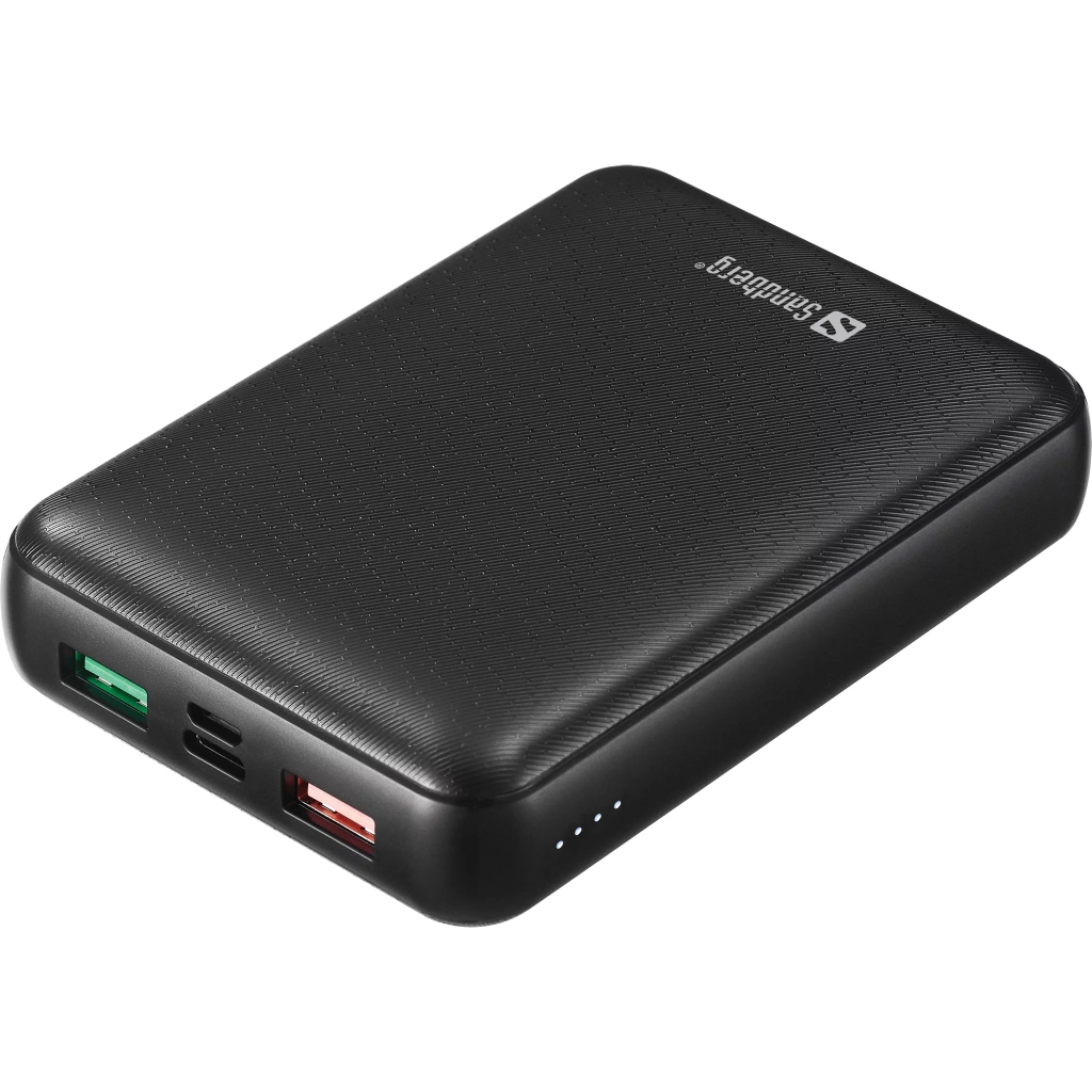 Повербанк Sandberg 15000mAh PD/45W 20V/2.25A QC3.0 USB-C Micro-USB USB-A*2 (420-66) в интернет-магазине, главное фото