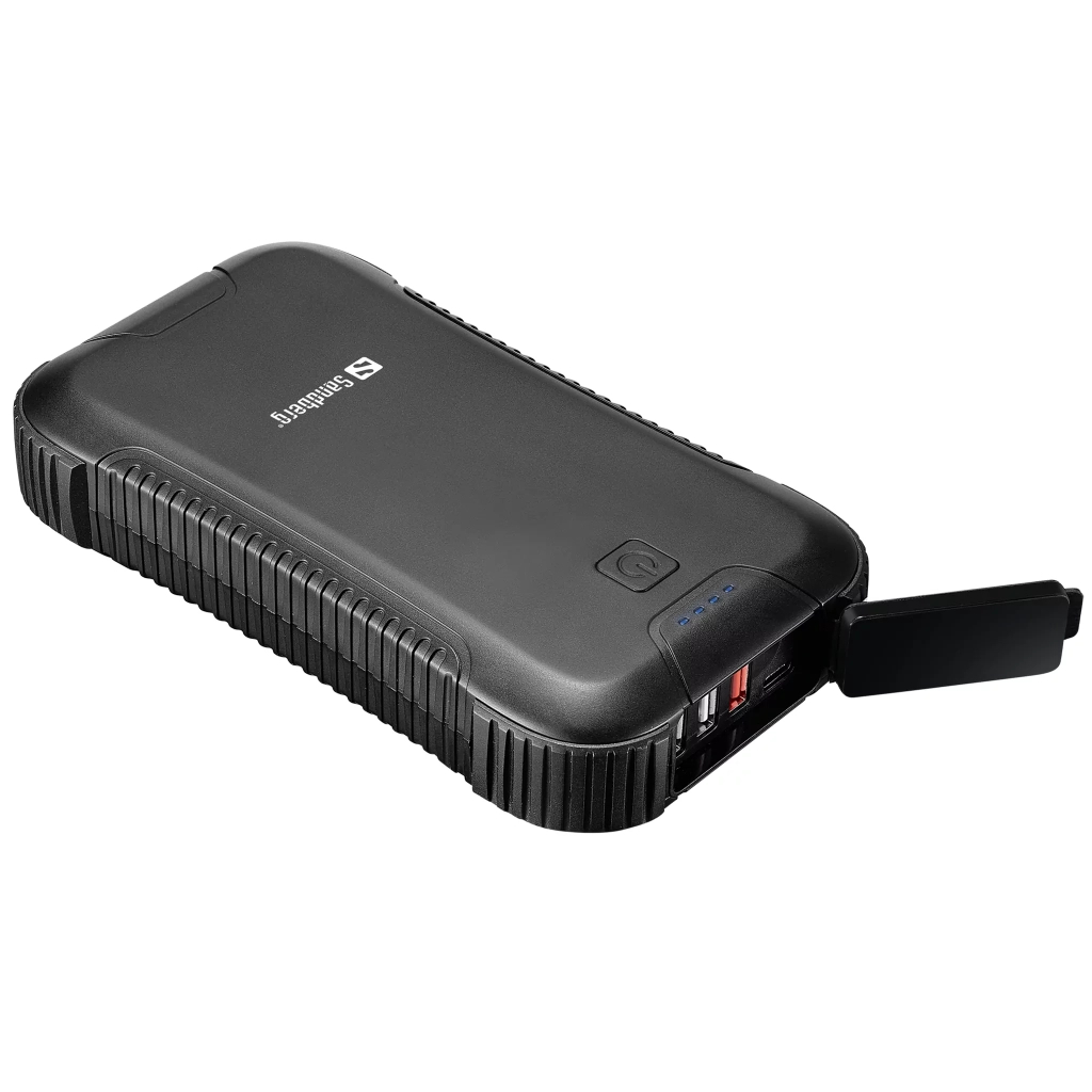 Повербанк Sandberg 30000mAh PD/45W QC/3.0 USB-C USB-A*3 8 LED flashlight (420-48) в Луцке