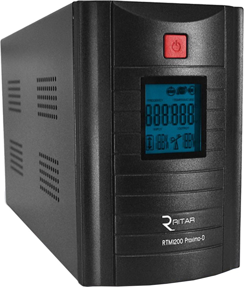 Ціна джерело безперебійного живлення Ritar RTM1200 (720W) Proxima-D (RTM1200D) в Києві
