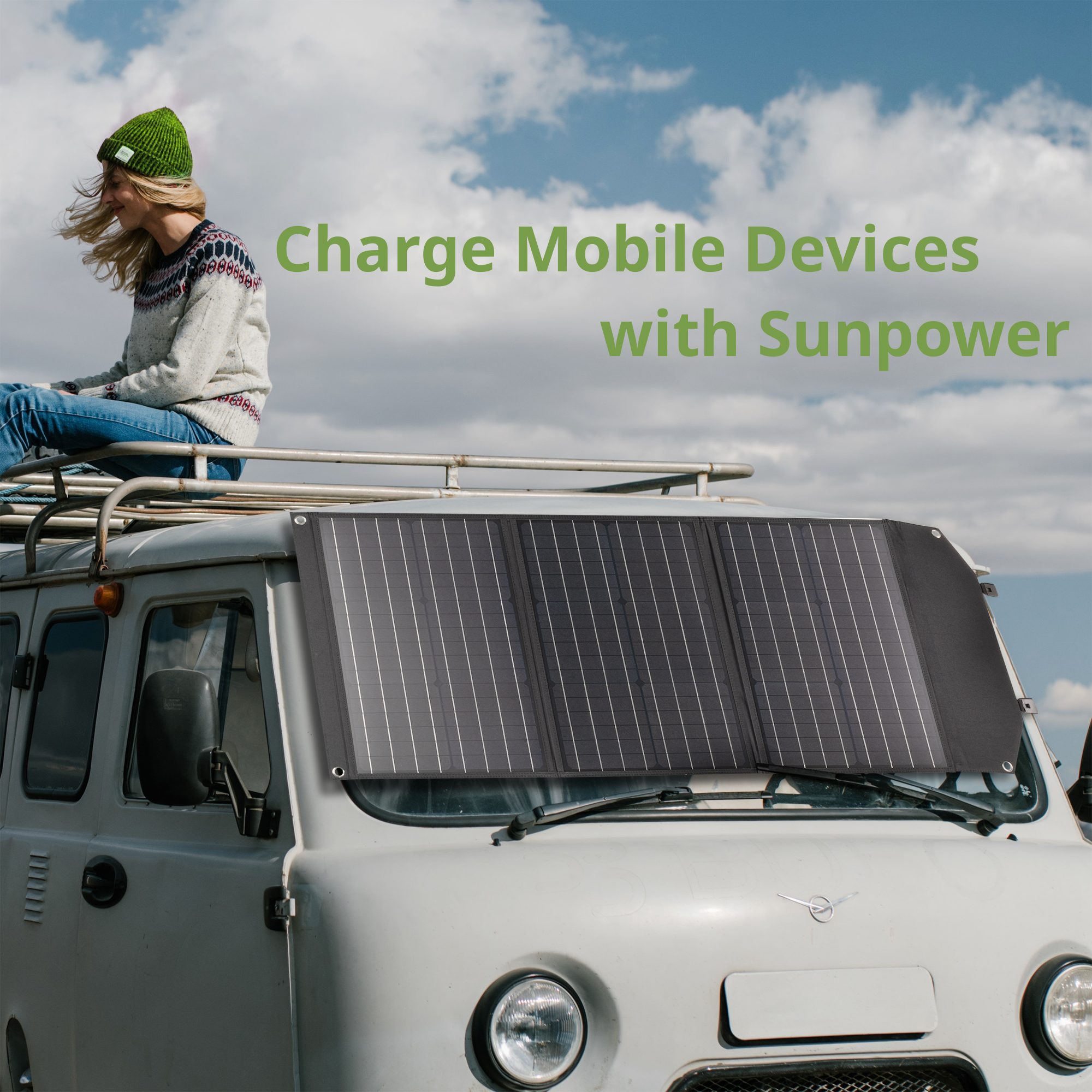 Портативна сонячна батарея Bresser Mobile Solar Charger 90 Watt USB DC (3810060) відгуки - зображення 5