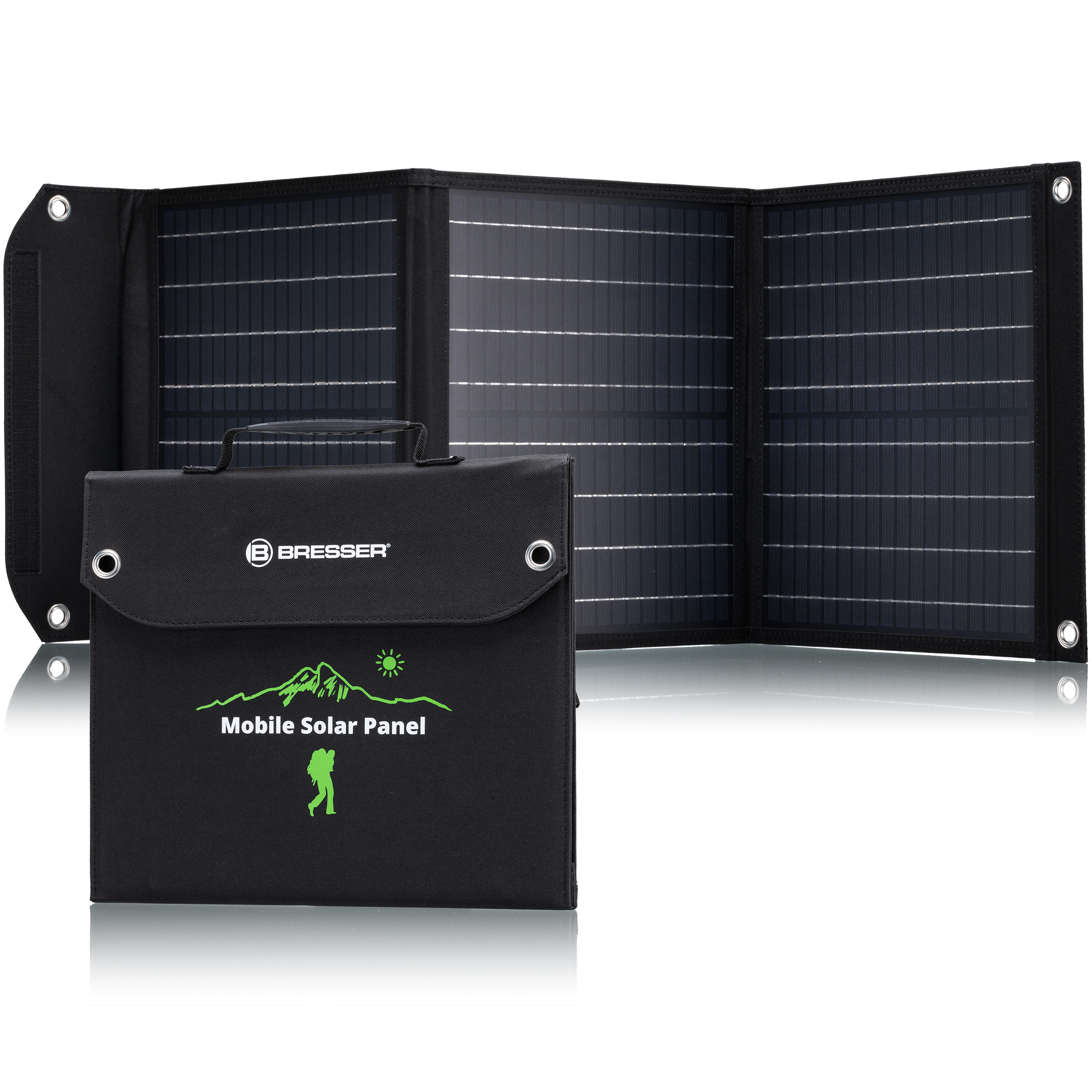 Портативная солнечная батарея Bresser Mobile Solar Charger 40 Watt USB DC (3810040) в интернет-магазине, главное фото