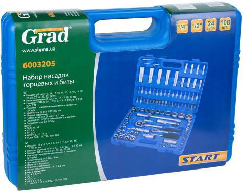 Набор инструментов Grad Start 108 шт. (6003205) инструкция - изображение 6