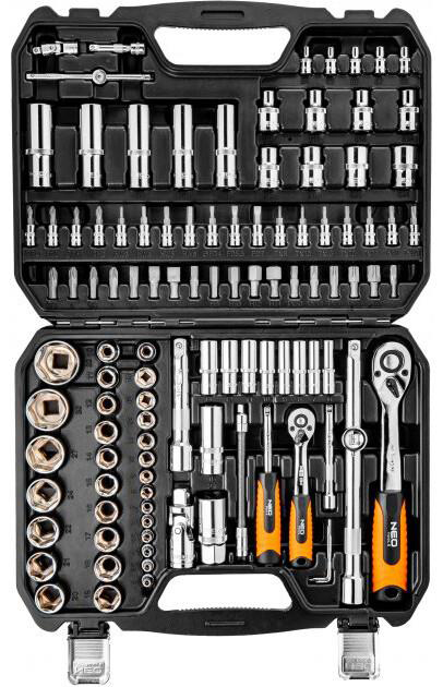 Набор инструментов Neo Tools 111 шт. Cr-V (08-910) цена 5479 грн - фотография 2