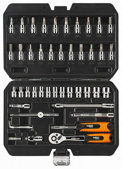 Набір інструментів Neo Tools 46 шт. Cr-V (08-660) в інтернет-магазині, головне фото