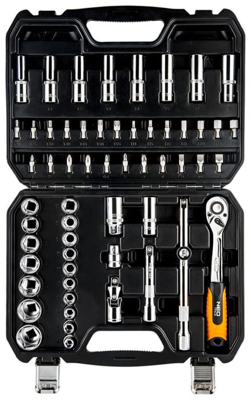 Набір інструментів Neo Tools 58 шт. (08-663) ціна 4281 грн - фотографія 2