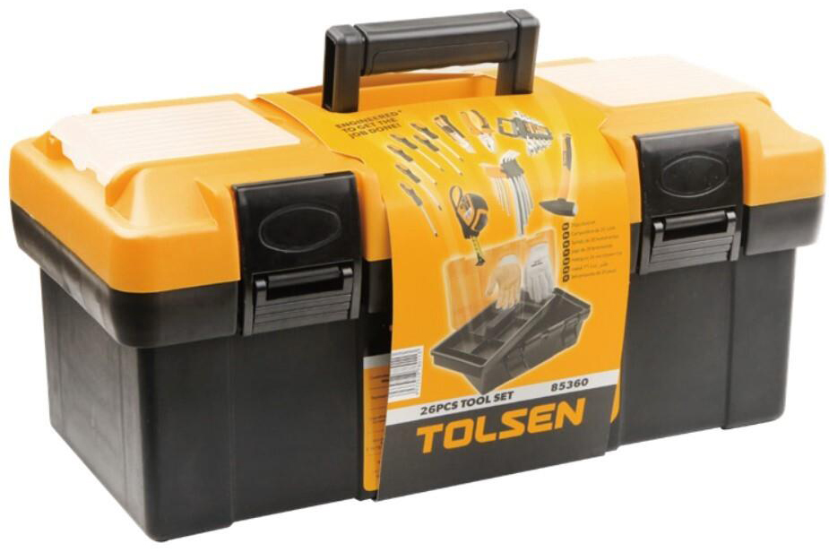 Характеристики набір інструментів Tolsen 26 шт. (85360)