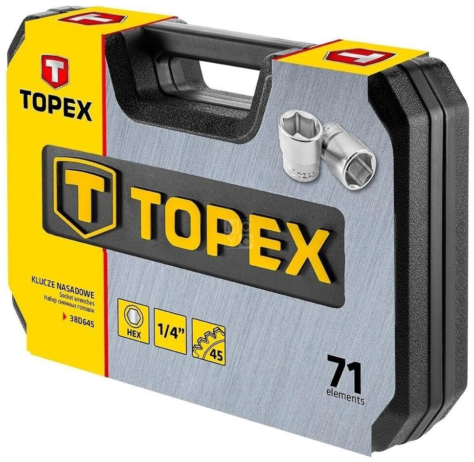 Набір інструментів Topex (38D645) ціна 0 грн - фотографія 2