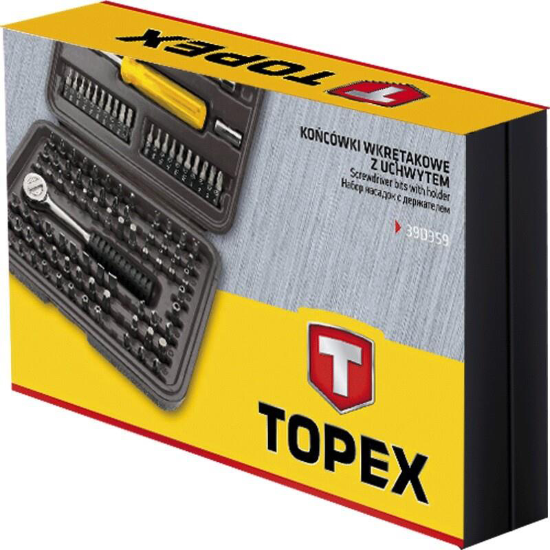 Набір інструментів Topex 101 шт. (39D359) ціна 0 грн - фотографія 2