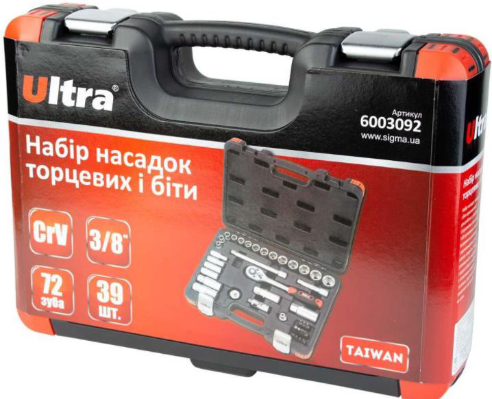 Набор инструментов Ultra 39 шт. Cr-V (6003092) характеристики - фотография 7