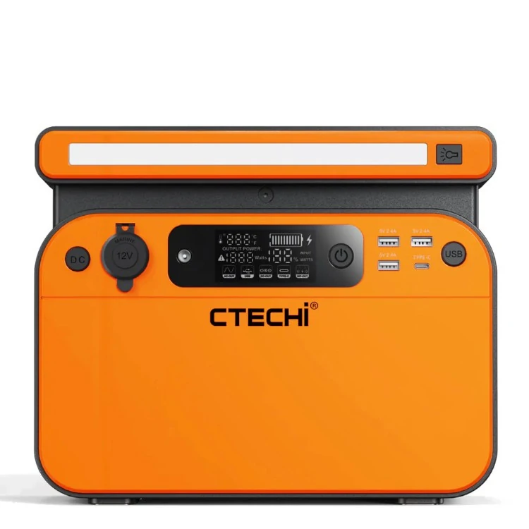 Портативная зарядная станция Ctechi GT500 220V 518Wh Wireless Charge Backup Orange цена 0 грн - фотография 2