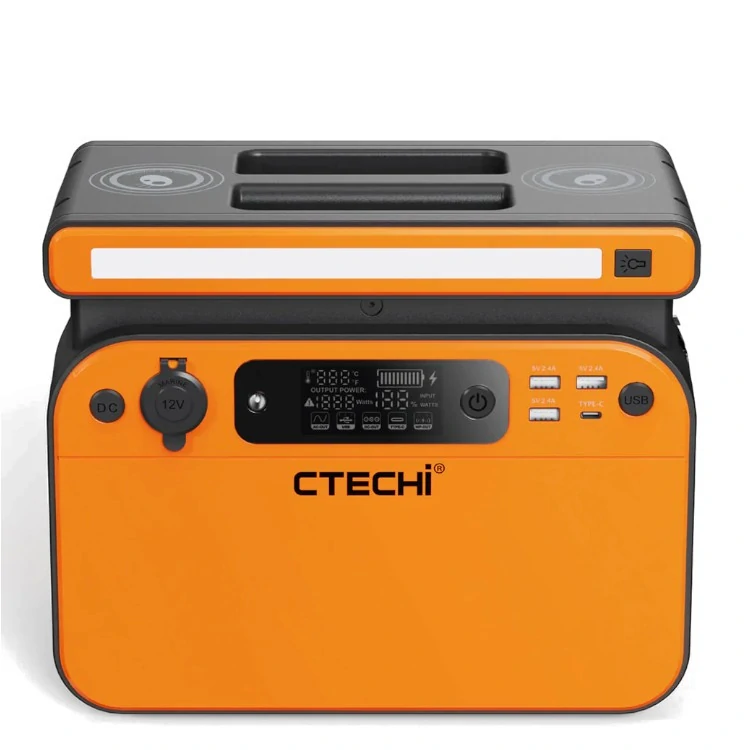 в продаже Портативная зарядная станция Ctechi GT500 220V 518Wh Wireless Charge Backup Orange - фото 3