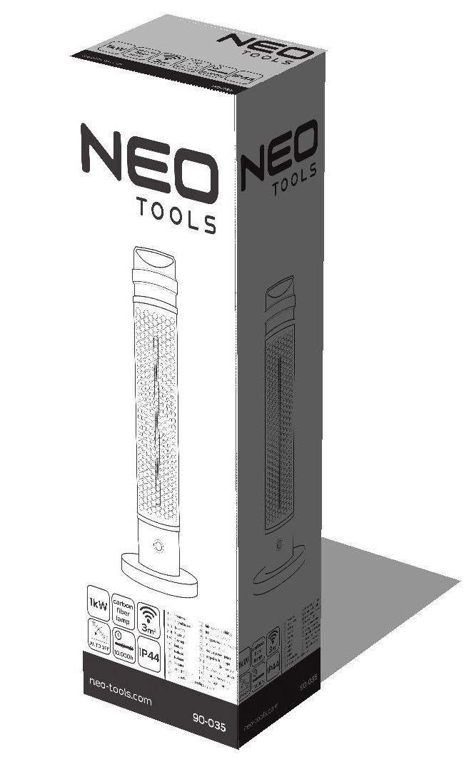 Інфрачервоний обігрівач Neo Tools 90-035 інструкція - зображення 6