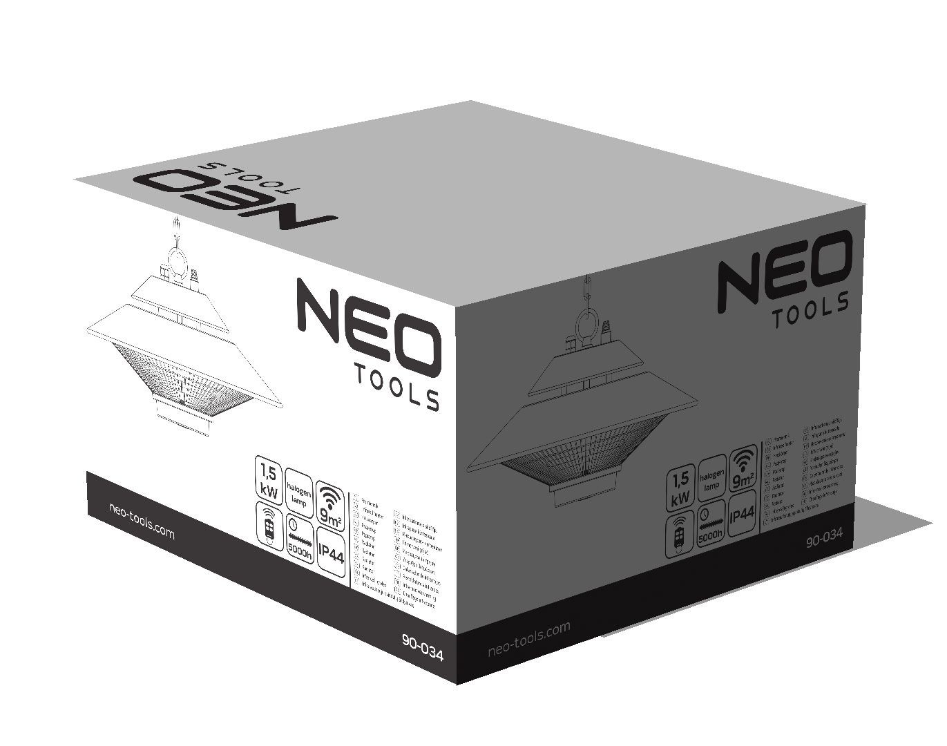 Інфрачервоний обігрівач Neo Tools 90-034 огляд - фото 8