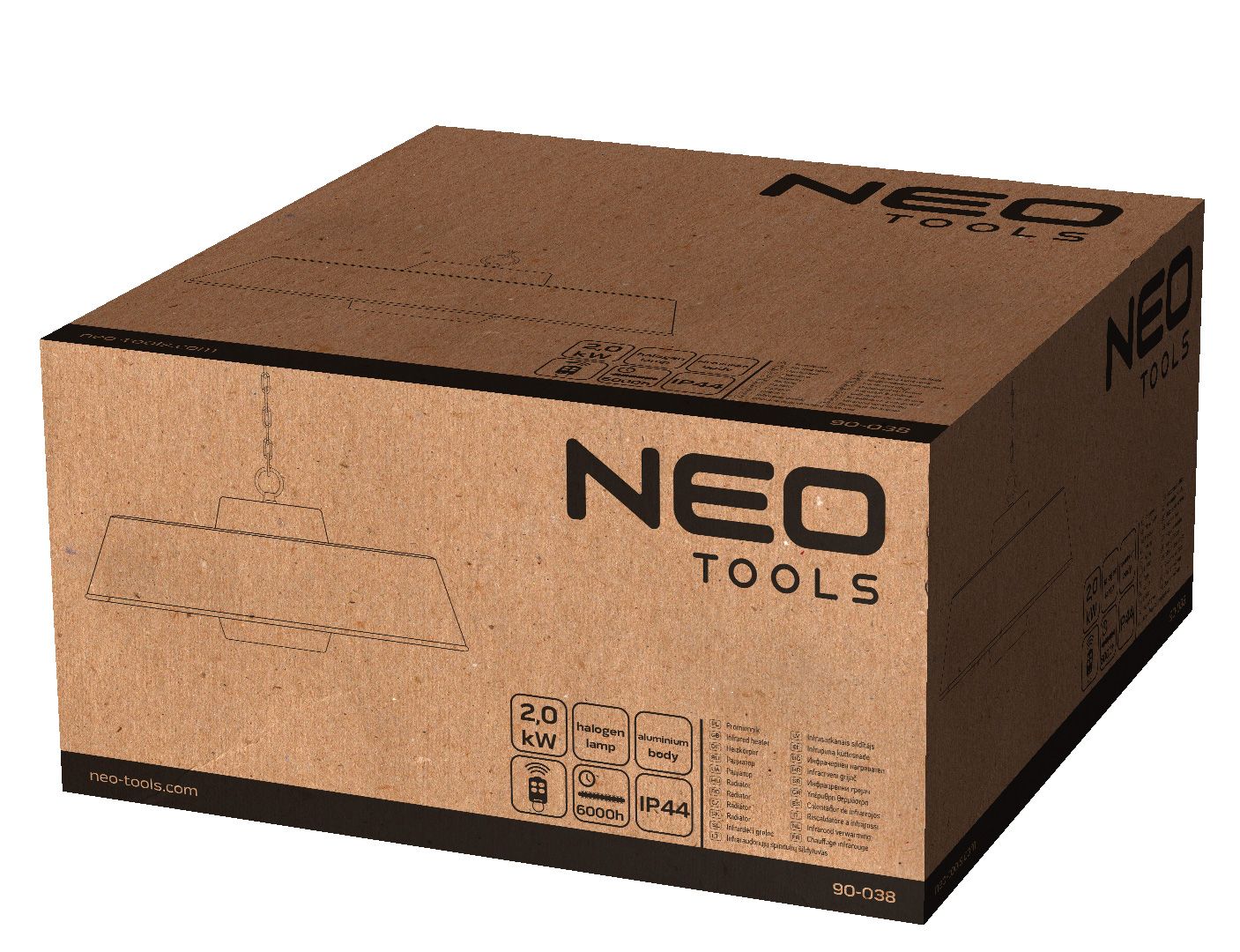 Инфракрасный обогреватель Neo Tools 90-038 инструкция - изображение 6