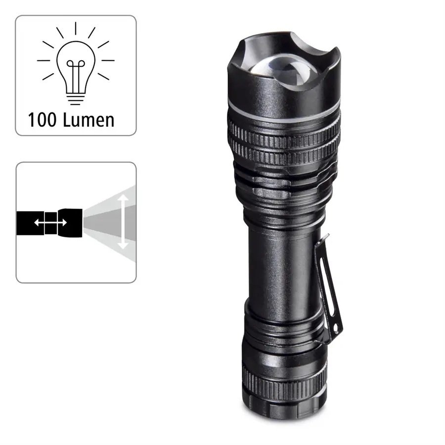 Фонарик Hama Professional 1 LED Torch L100 Black отзывы - изображения 5