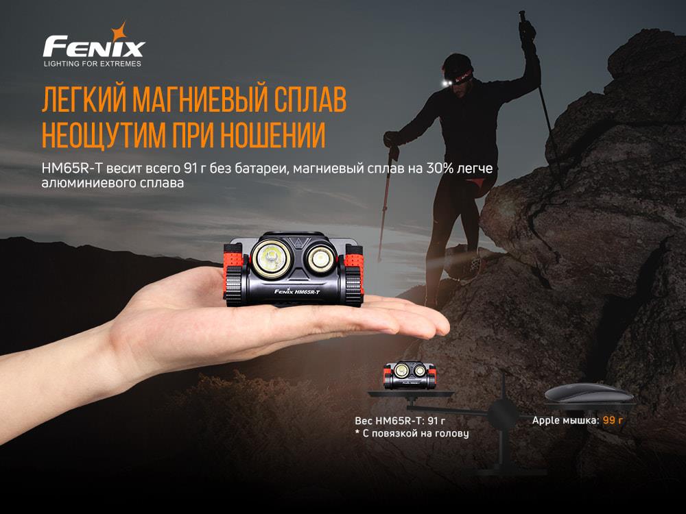 Ліхтарик Fenix HM65RT огляд - фото 8