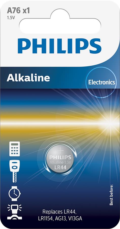 Батарейка Philips Alkaline[A76/01B] цена 74.20 грн - фотография 2