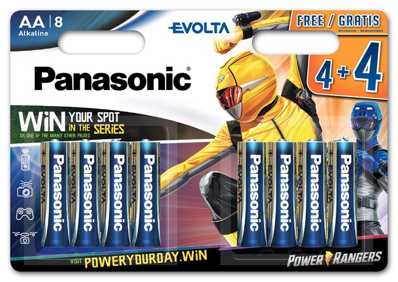 Батарейка Panasonic EVOLTA AA[ALKALINE BLI 8] цена 546.00 грн - фотография 2