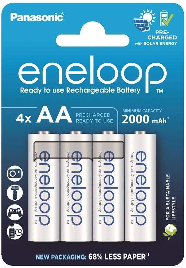 Panasonic Eneloop NI-MH AA 2000 mAh 4шт