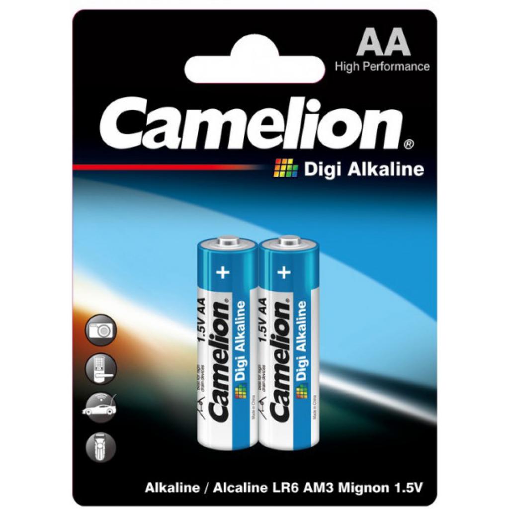Купити батарейка Camelion AA LR6 Digi Alkaline * 2 (LR6-BP2DG) в Миколаєві