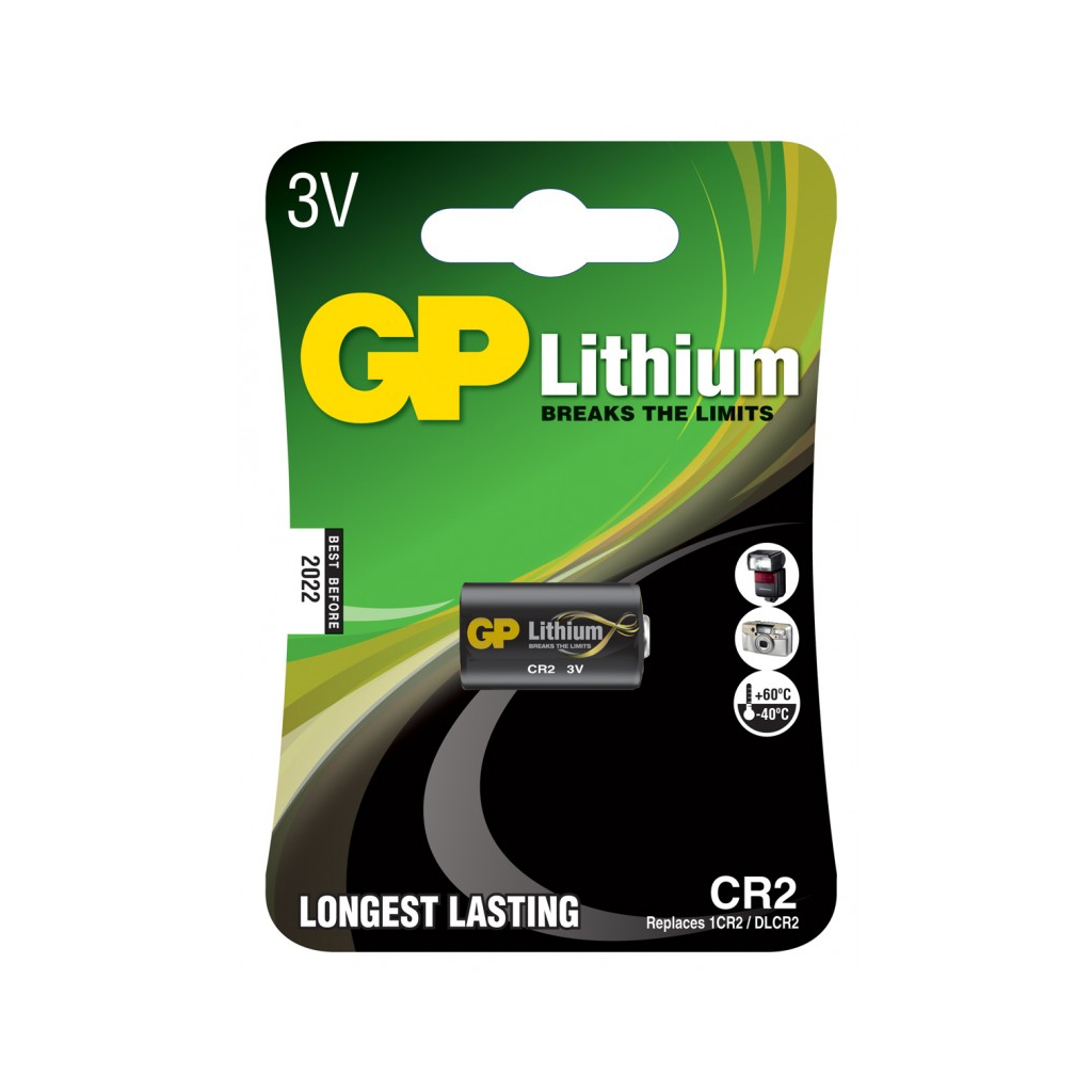 Gp CR2 Lithium FOTO 3.0V (CR2-U1 / 4891199006999)