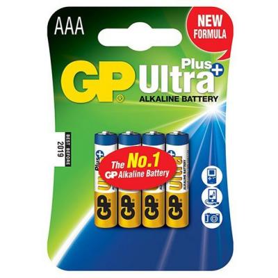 Батарейки типа ААА Gp AAA LR03 Ultra Plus Alcaline * 4 (GP24AUP-2UE4)