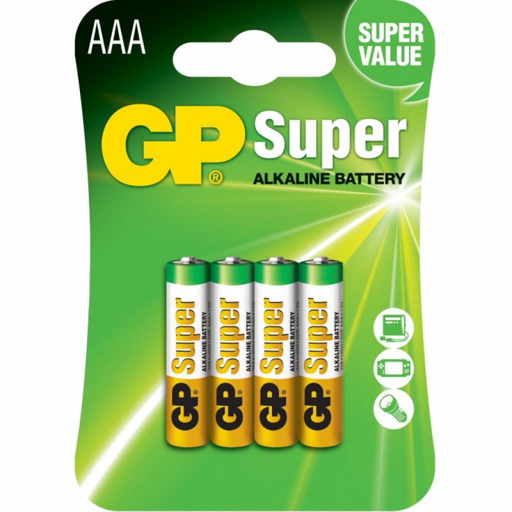 Gp AAA LR3 Super Alcaline * 4 (24A-U4 / 4891199000058)