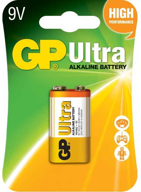 Gp Крона Ultra Alcaline 6LF22 9V * 1 (GP1604AU-5UE1 / 4891199034688)