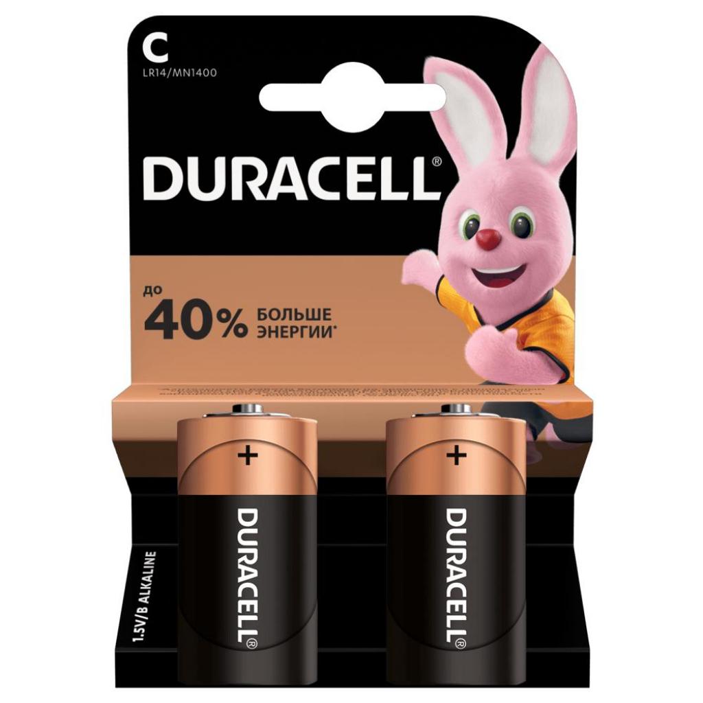 Батарейка Duracell C LR14 * 2 (5000394052529 / 81483545) в інтернет-магазині, головне фото