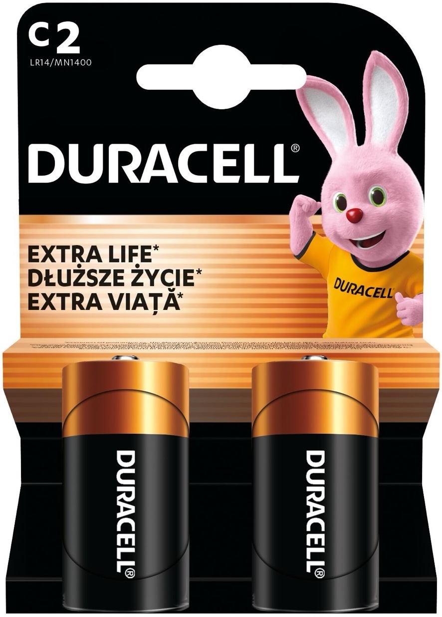 Батарейка Duracell C LR14 * 2 (5000394076761)
