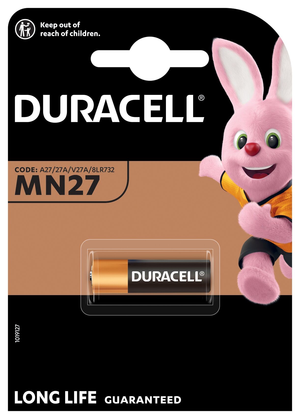 Характеристики батарейка Duracell MN27 / A27 (5007388)