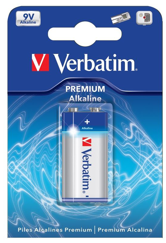 Батарейка Verbatim Alcaline 9V * 1 (49924) в интернет-магазине, главное фото